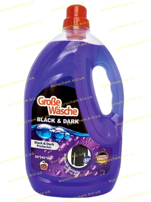 Гель для прання Große Wäsche Black для чорних та темних речей 3 л (4260532837550) - Зображення 2