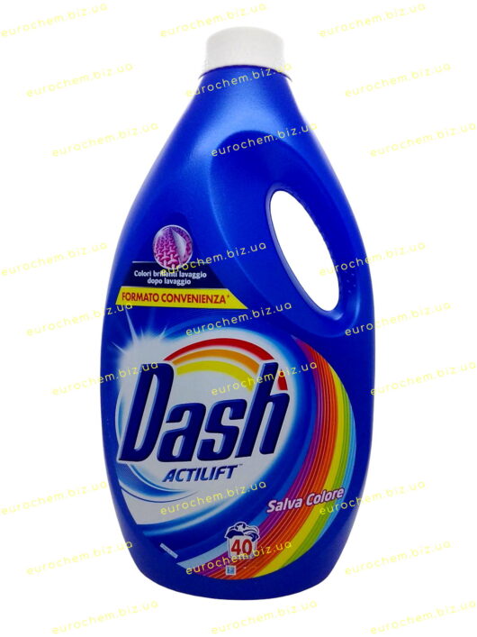 Гель для прання Dash Actilift Salva Colore для кольорових речей 2.2 л 40 прань (8006540254172) - Зображення 2