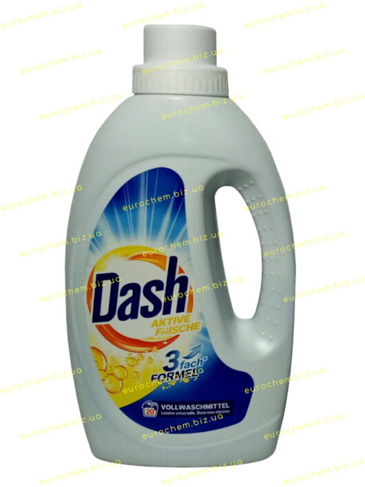 Гель для прання Dash Aktive Frische для білих та світлих тканин 1.1 л 20 прань (4012400500956) - Зображення 2