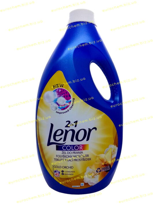 Гель для прання Lenor 2 in 1 Color Gold Orchid (Золота орхідея) для кольорових тканин 2.475 л 45 прань (8001841615301) - Зображення 2
