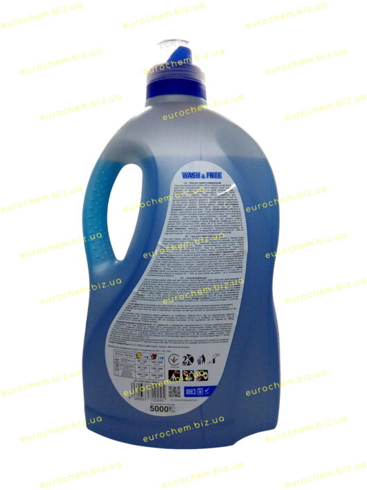 Гель для прання Wash&Free Universal для всіх типів тканин 5 кг 143 прання (4260637720245) - Зображення 3