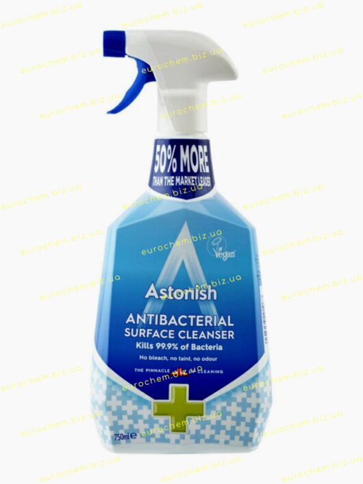 Засіб для очищення поверхні Astonish Antibacterial (Антибактеріальний) / Спрей (обприскувач) 750 мл (С9106/048256291063) - Зображення 2