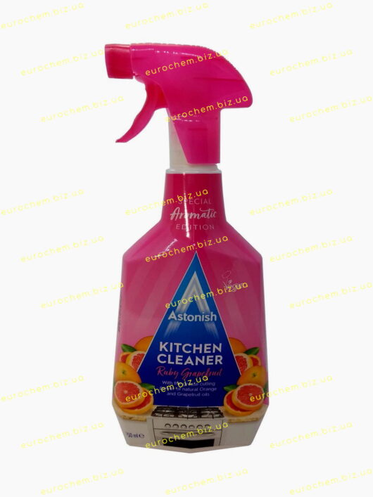Засіб для чищення кухні Astonish Ruby Grapefruit (Рубіновий грейпфрут) / Спрей (обприскувач) 750 мл (C3410) - Зображення 2