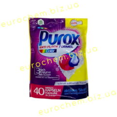Капсули для прання Purox Color Anti Fleck Formel (Формула проти плям) 40 шт. (4260418933499)