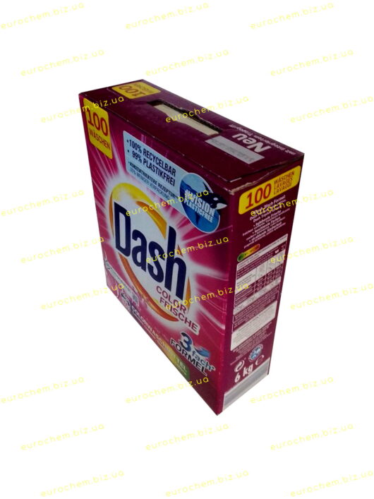 Пральний порошок Dash Color Frische для кольорових тканин 6 кг 100 прань (8587929) - Зображення 3