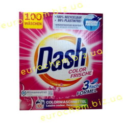 Пральний порошок Dash Color Frische для кольорових тканин 6 кг 100 прань (8587929)