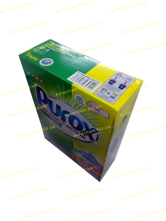 Пральний порошок Purox Universal Dirt Shield Action Bergblumen (Гірські квіти) для всіх типів тканин 5 кг (4260418930542) - Зображення 4