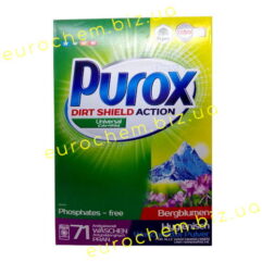 Пральний порошок Purox Universal Dirt Shield Action Bergblumen (Гірські квіти) для всіх типів тканин 5 кг (4260418930542)