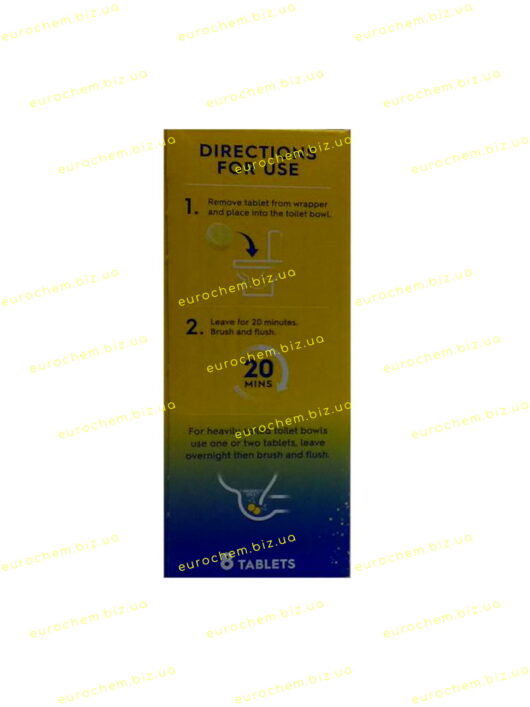 Таблетки для миття унітазу Astonish Toilet Bowl Fizz&Fresh Lemon Splash (Лимон) / 8 капсул (C2145/5060060212732) - Зображення 4
