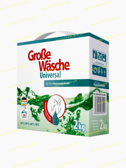 Пральний порошок Große Wäsche Universal для всіх типів тканин 2 кг (4260634989591) - Зображення 2